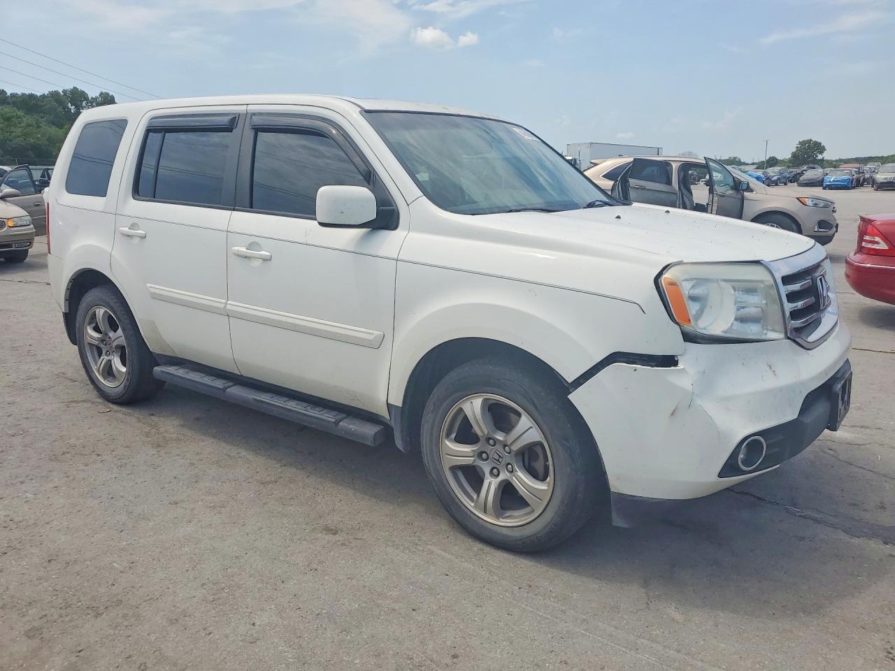 2013 Honda Pilot Exl Белый vin: 5FNYF3H56DB036110