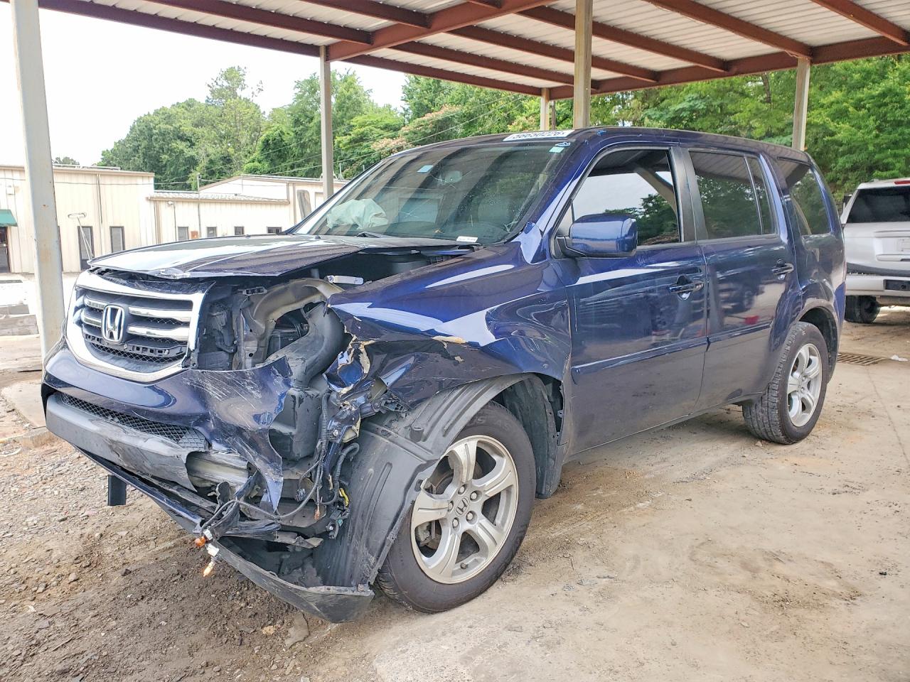 2013 Honda Pilot Blue vin: 5FNYF3H56DB040397