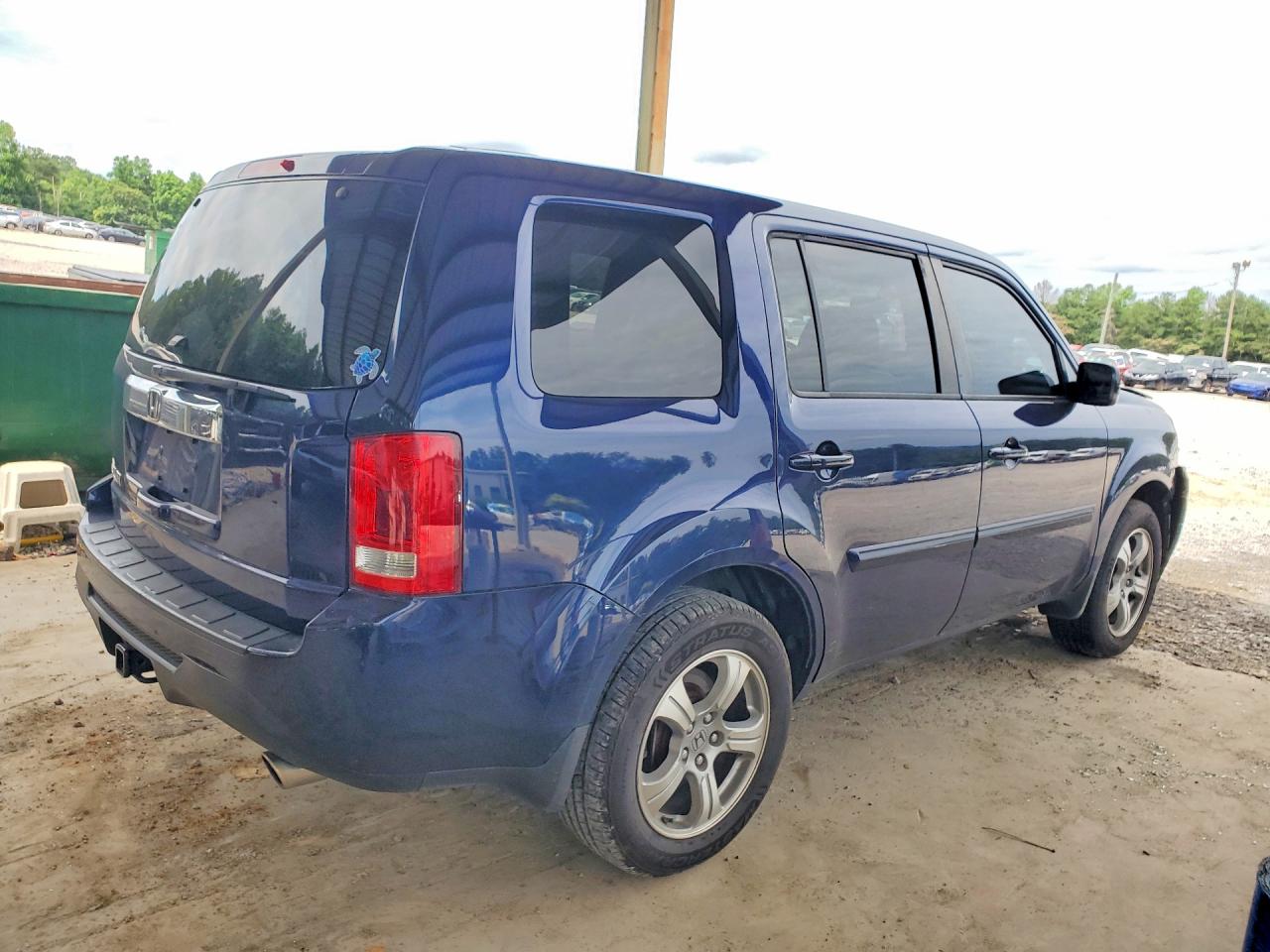 2013 Honda Pilot Blue vin: 5FNYF3H56DB040397