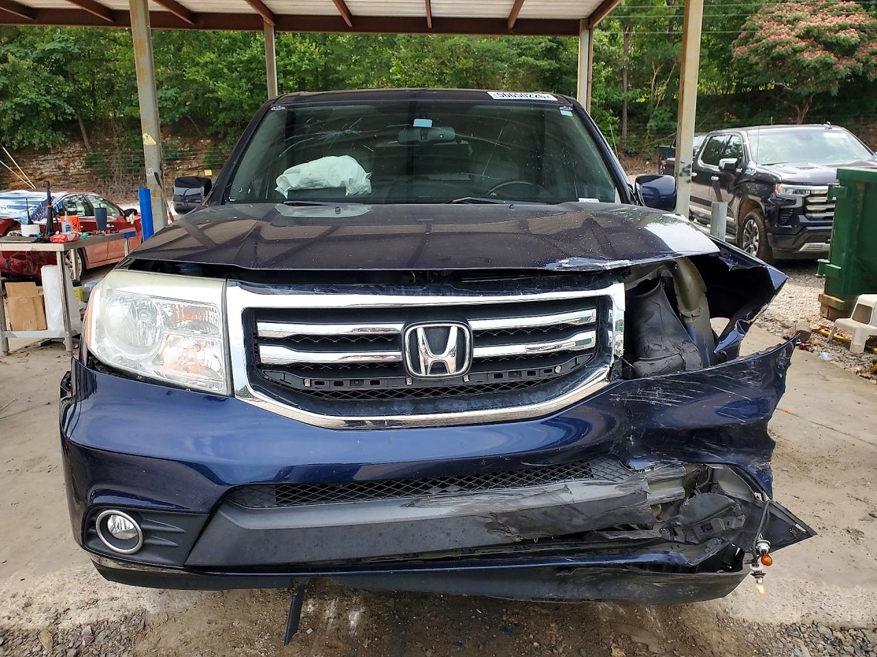 2013 Honda Pilot Blue vin: 5FNYF3H56DB040397