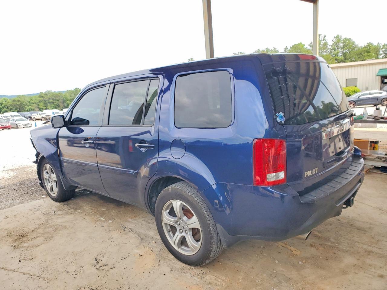 2013 Honda Pilot Blue vin: 5FNYF3H56DB040397