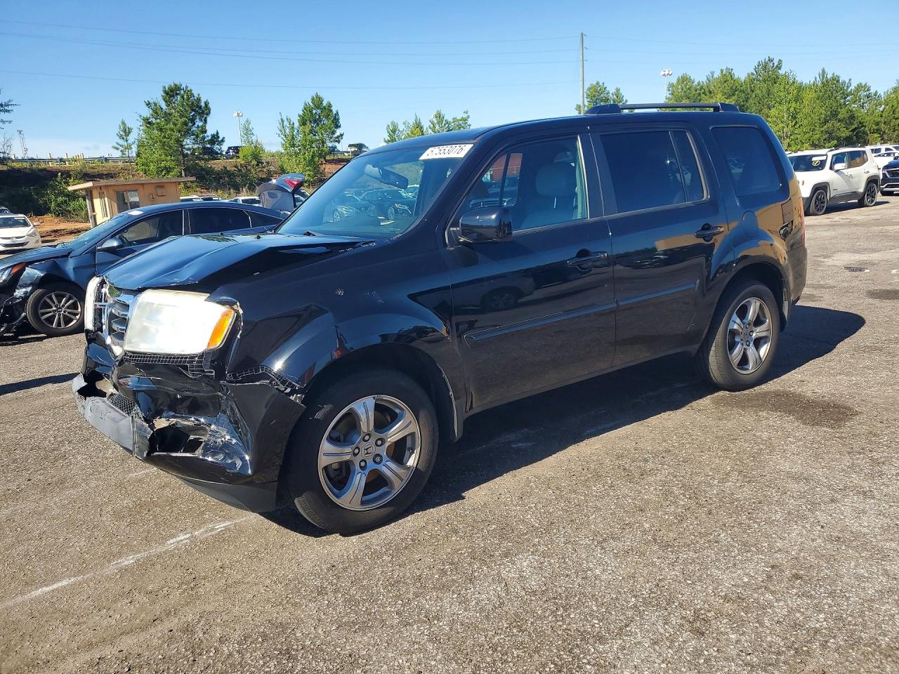 2014 Honda Pilot Exl Black vin: 5FNYF3H56EB001942