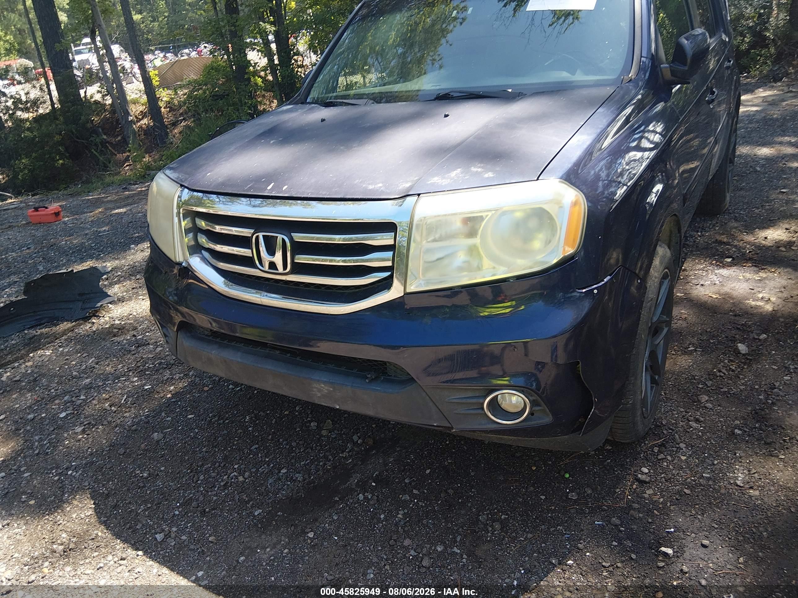 2014 Honda Pilot Ex-l Black vin: 5FNYF3H56EB002265