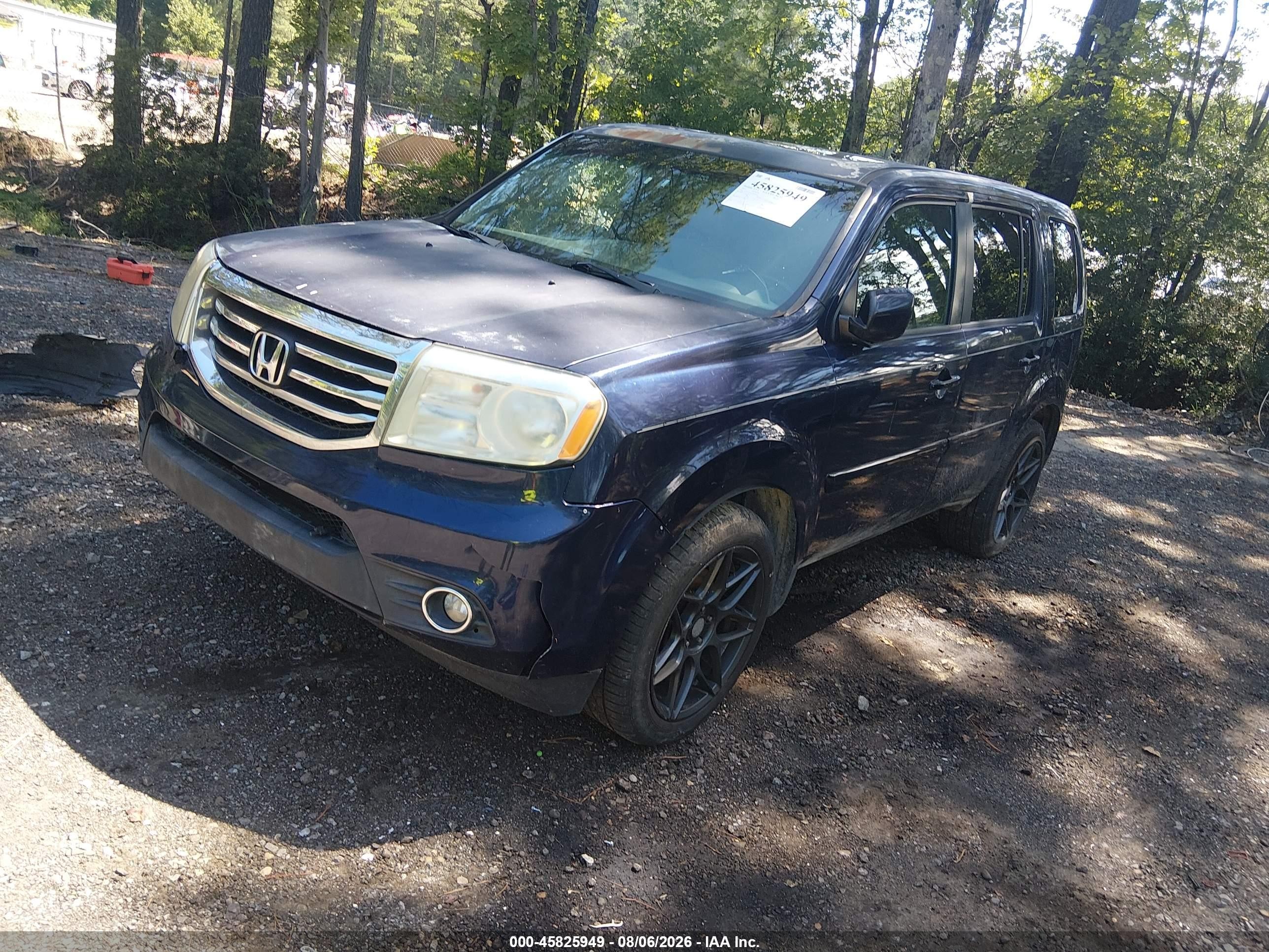 2014 Honda Pilot Ex-l Black vin: 5FNYF3H56EB002265