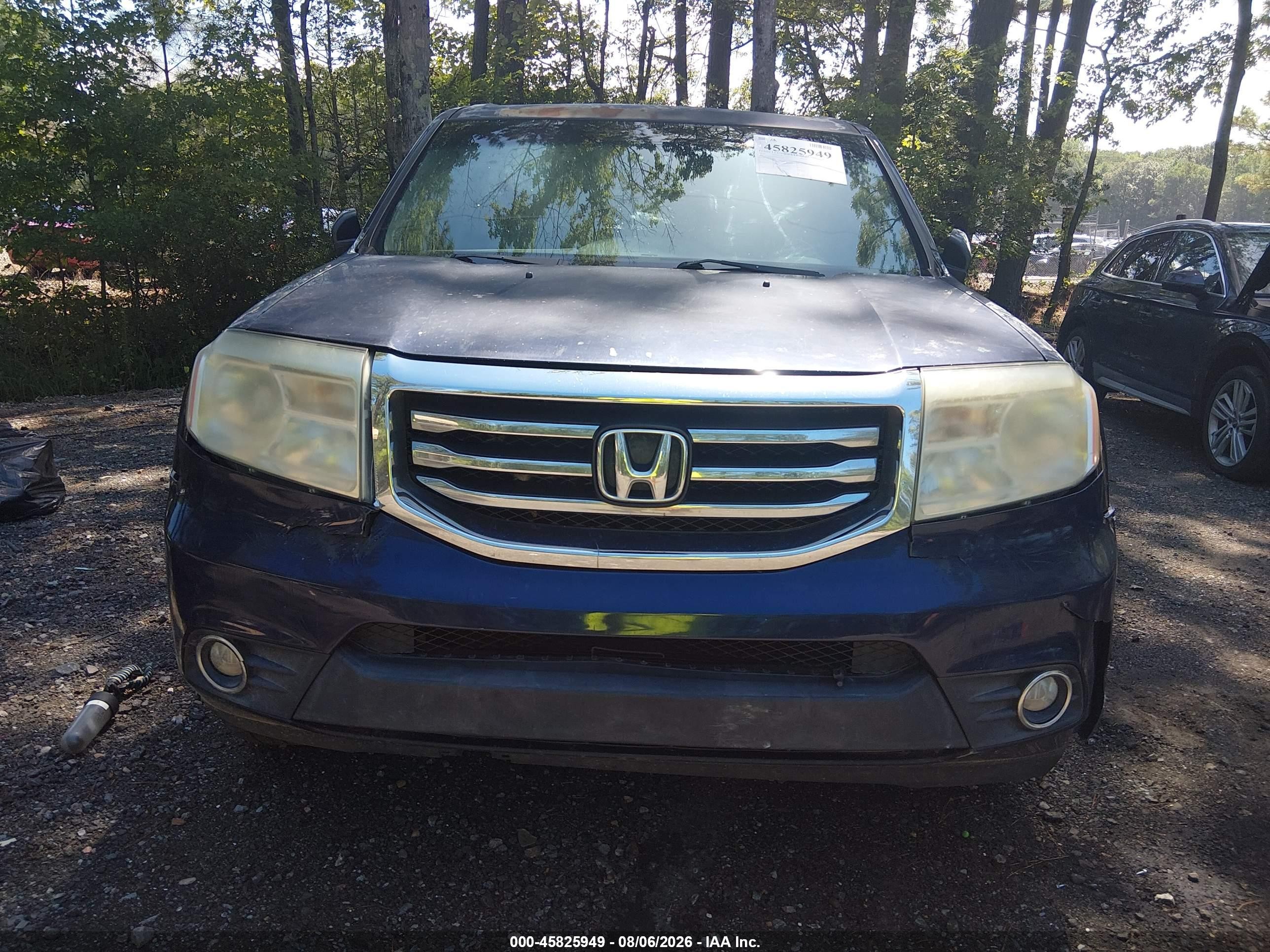 2014 Honda Pilot Ex-l Black vin: 5FNYF3H56EB002265
