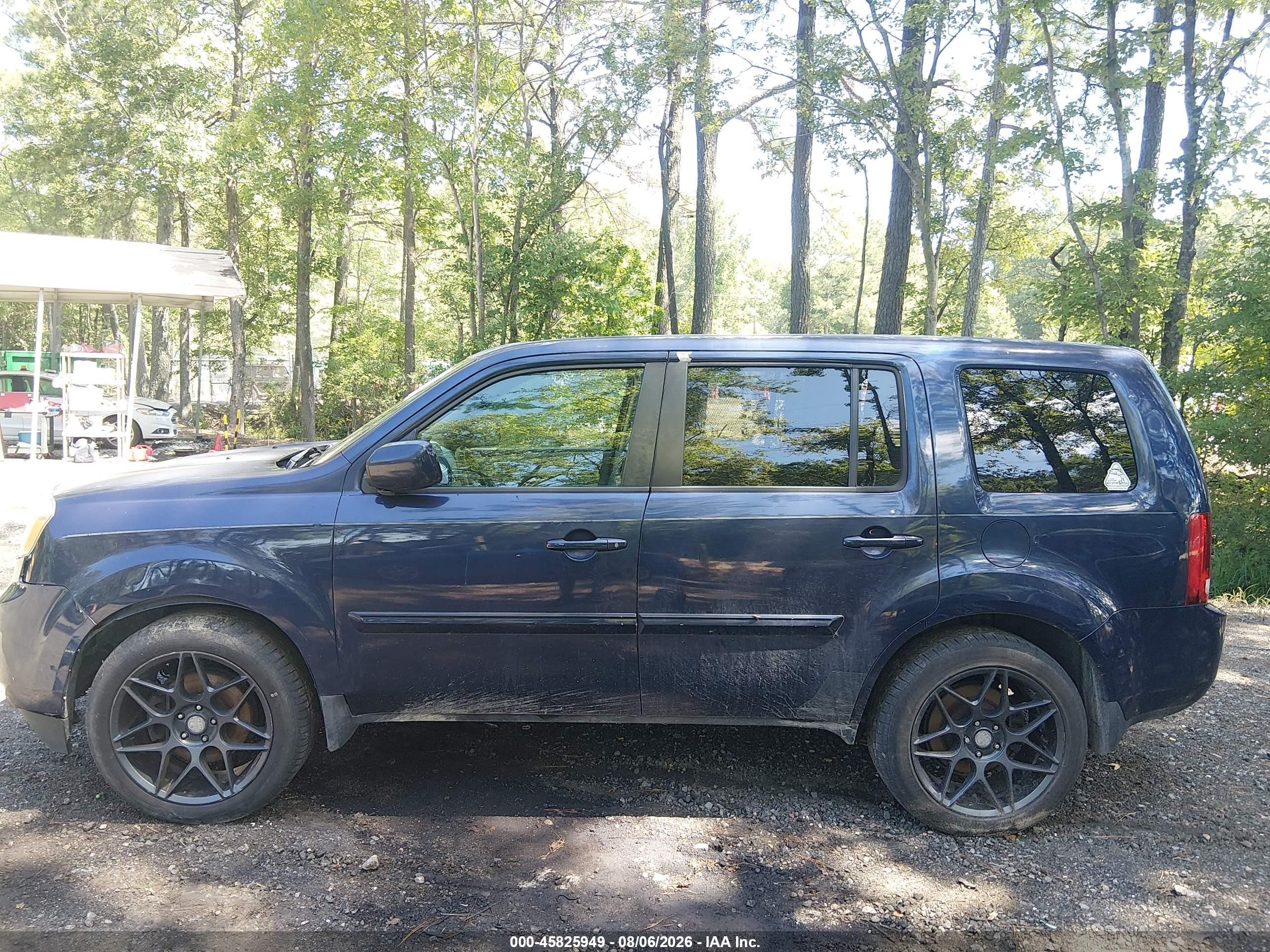 2014 Honda Pilot Ex-l Black vin: 5FNYF3H56EB002265