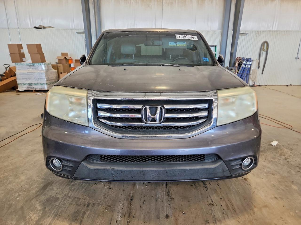 2014 Honda Pilot Exl Серый vin: 5FNYF3H56EB013427
