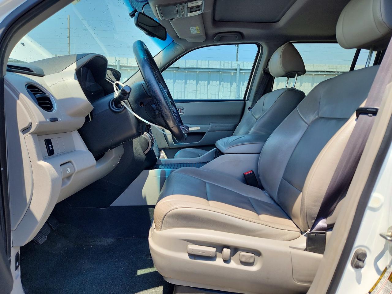 2014 Honda Pilot Exl White vin: 5FNYF3H56EB027361
