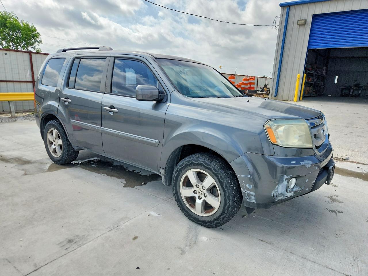 2011 Honda Pilot Exl Gray vin: 5FNYF3H57BB004330