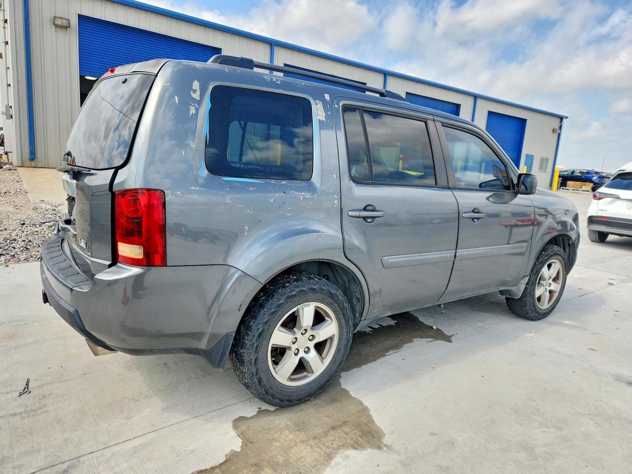 2011 Honda Pilot Exl Gray vin: 5FNYF3H57BB004330
