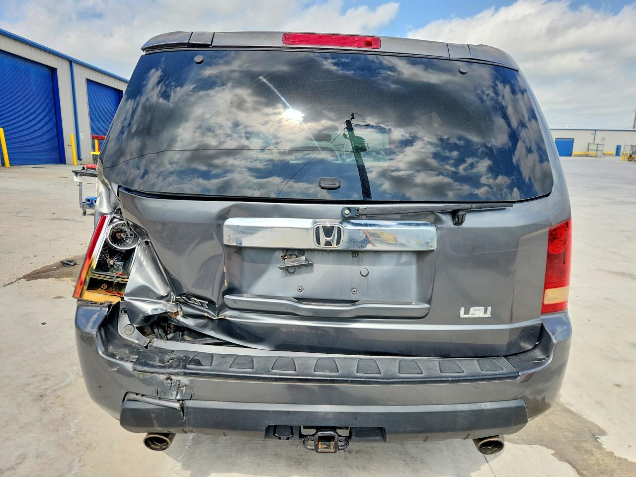 2011 Honda Pilot Exl Gray vin: 5FNYF3H57BB004330