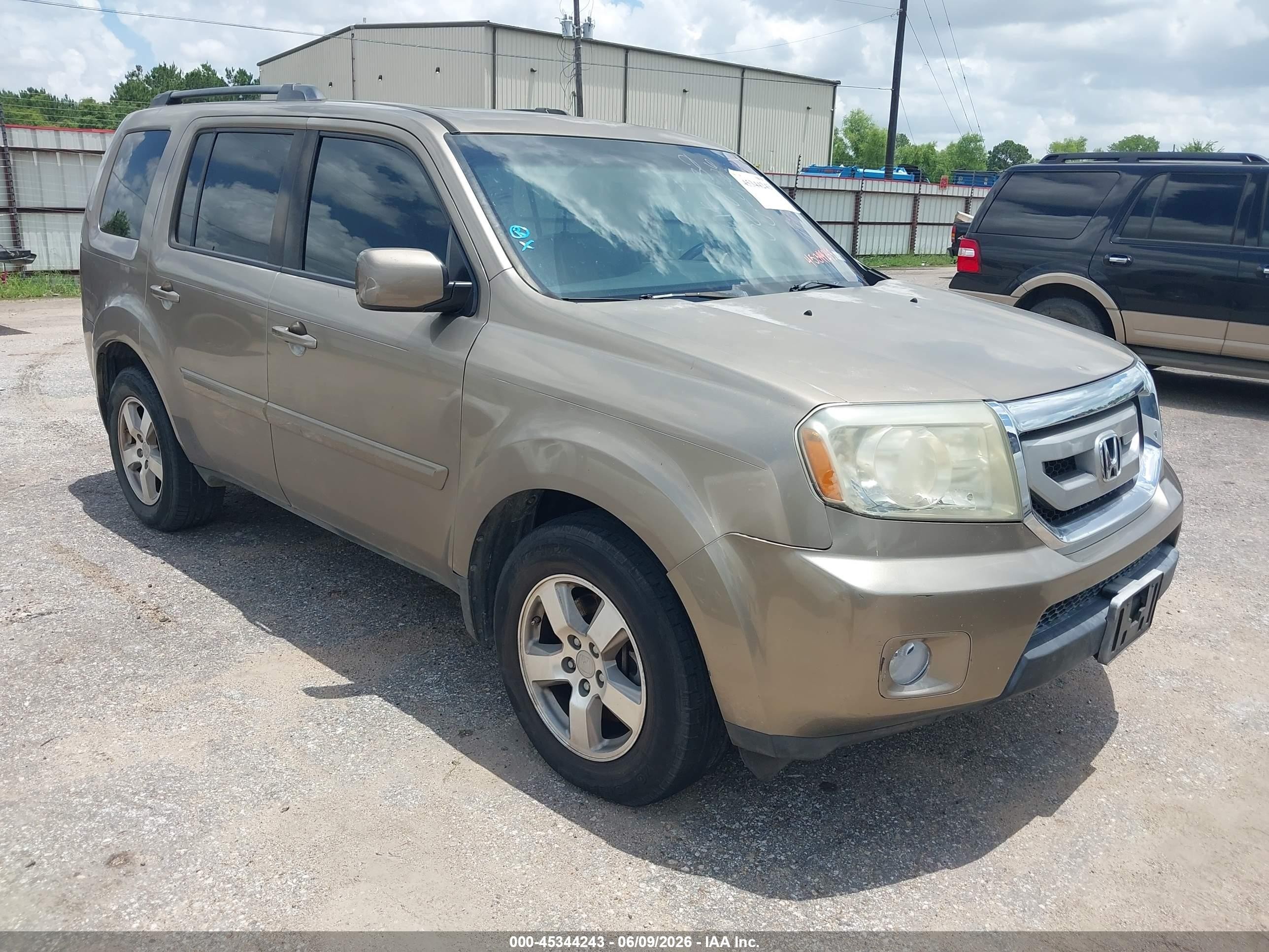 2011 Honda Pilot Ex-l Золотой vin: 5FNYF3H57BB022732