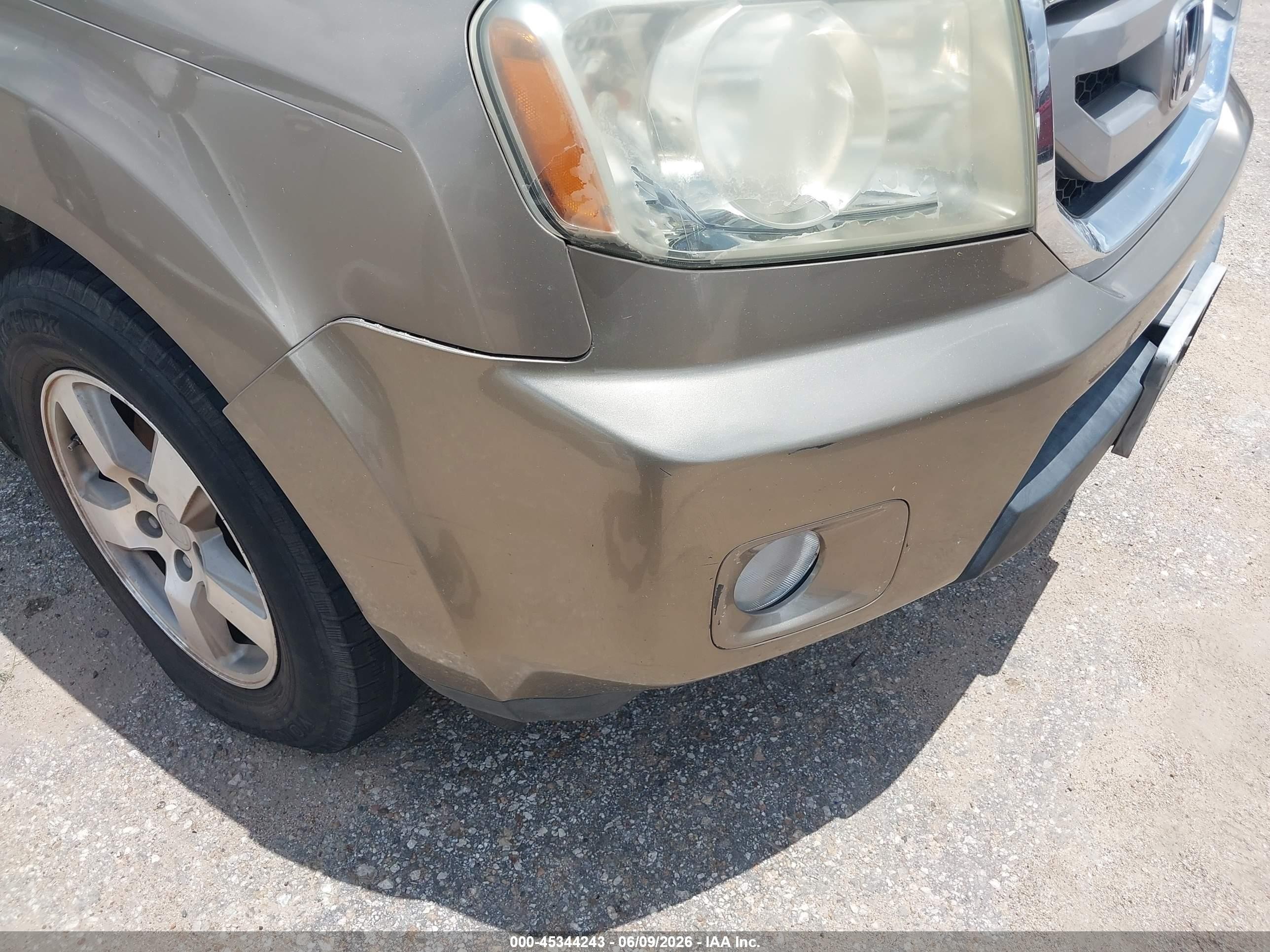 2011 Honda Pilot Ex-l Gold vin: 5FNYF3H57BB022732