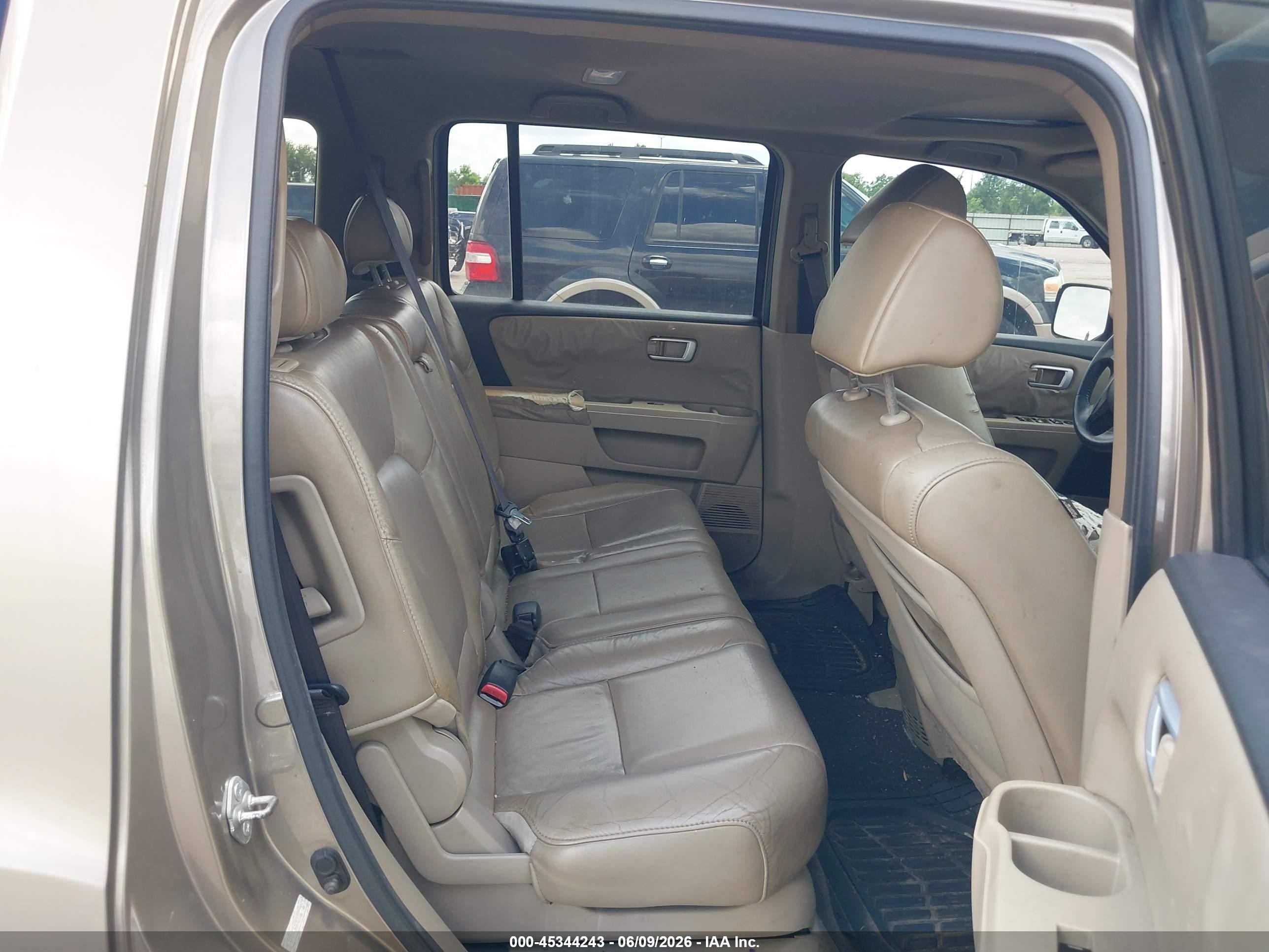 2011 Honda Pilot Ex-l Gold vin: 5FNYF3H57BB022732
