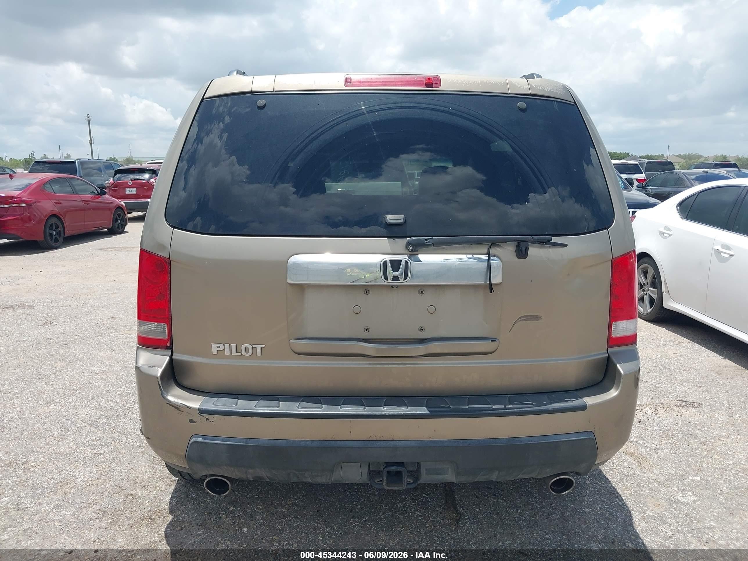 2011 Honda Pilot Ex-l Gold vin: 5FNYF3H57BB022732