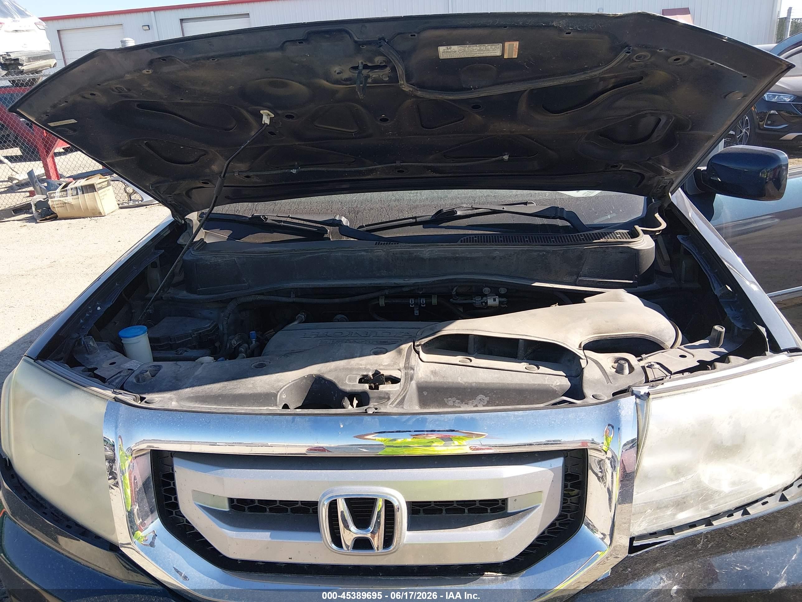2011 Honda Pilot Ex-l Blue vin: 5FNYF3H57BB024447