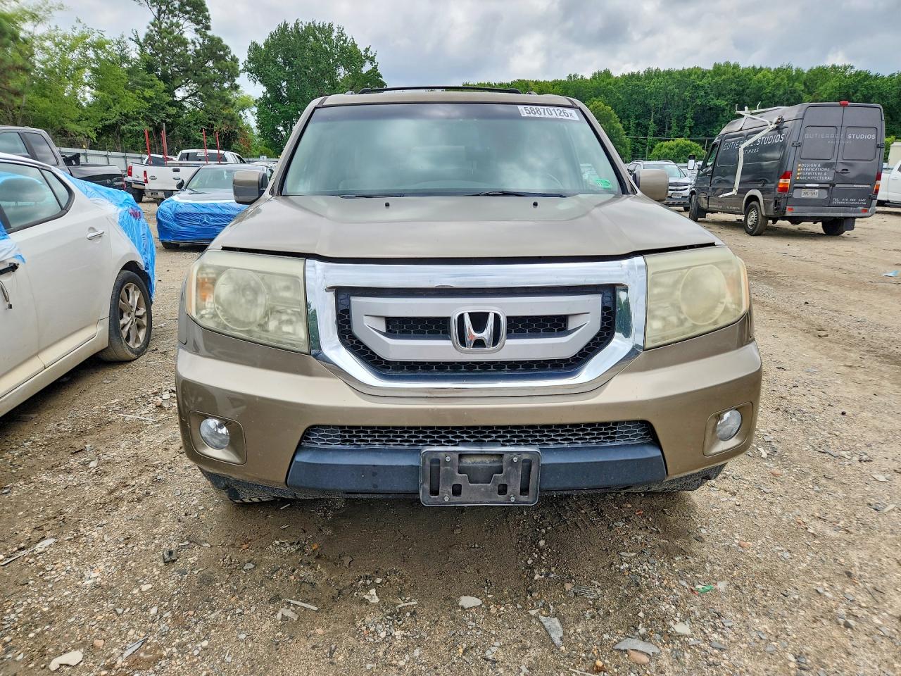 2011 Honda Pilot Exl Gold vin: 5FNYF3H57BB049557