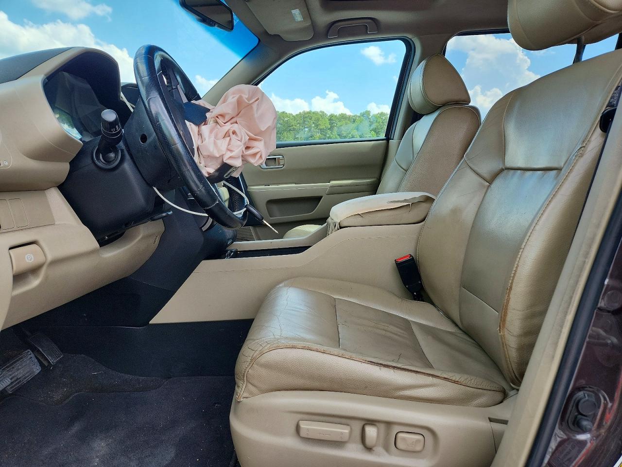 2012 Honda Pilot Exl Brown vin: 5FNYF3H57CB025504
