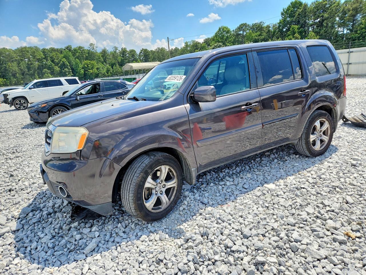 2012 Honda Pilot Exl Коричневый vin: 5FNYF3H57CB025504