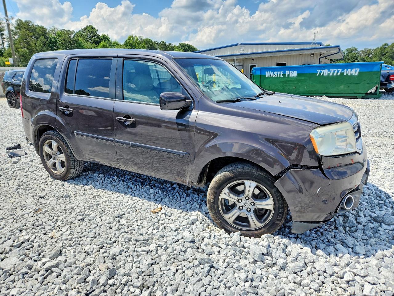 2012 Honda Pilot Exl Brown vin: 5FNYF3H57CB025504