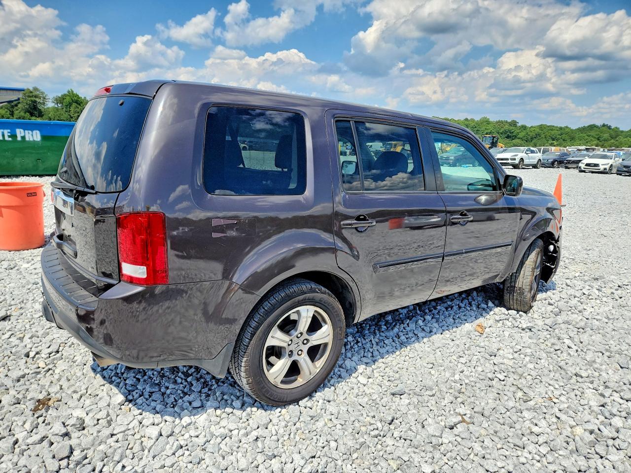 2012 Honda Pilot Exl Brown vin: 5FNYF3H57CB025504