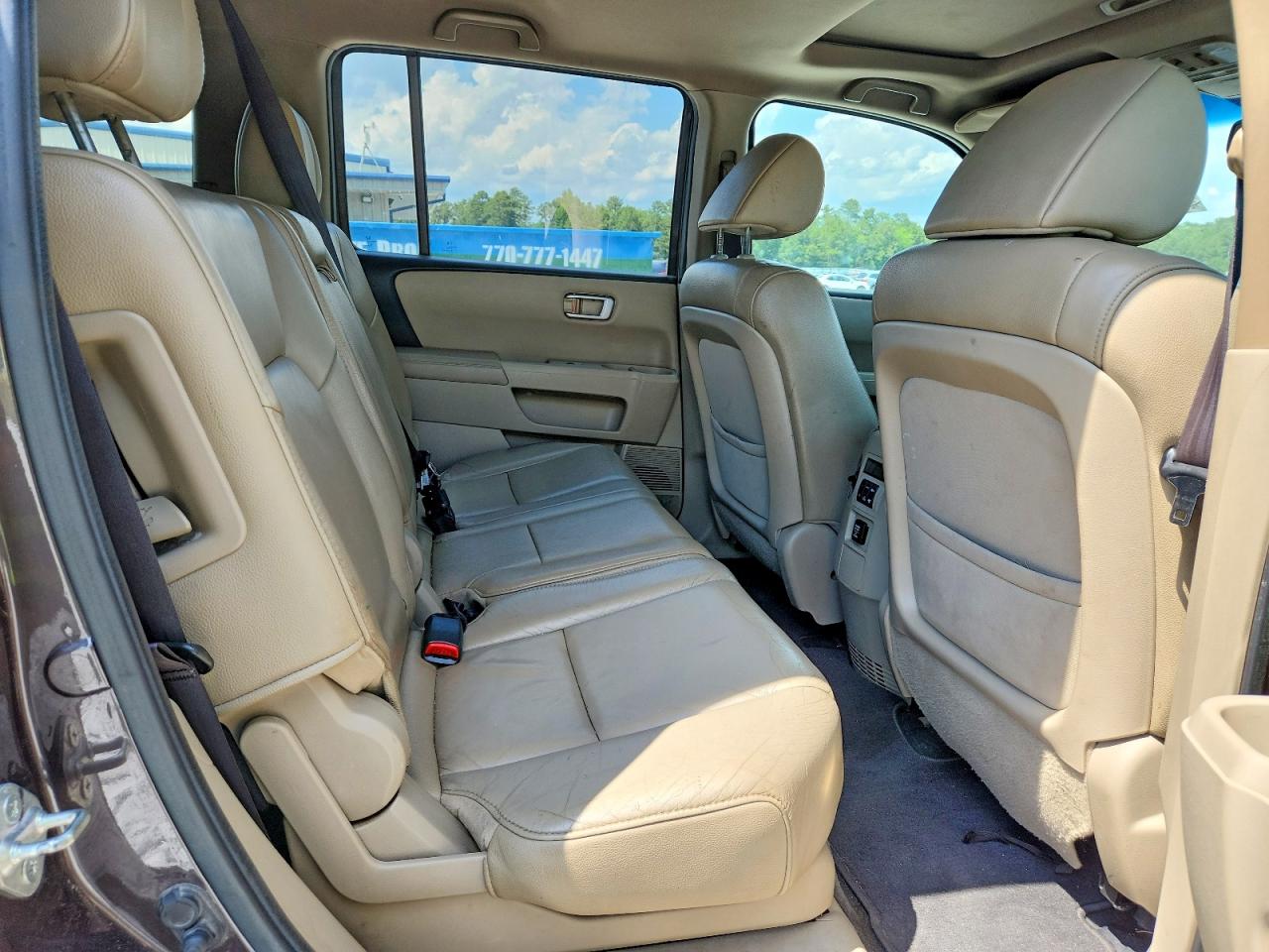 2012 Honda Pilot Exl Brown vin: 5FNYF3H57CB025504