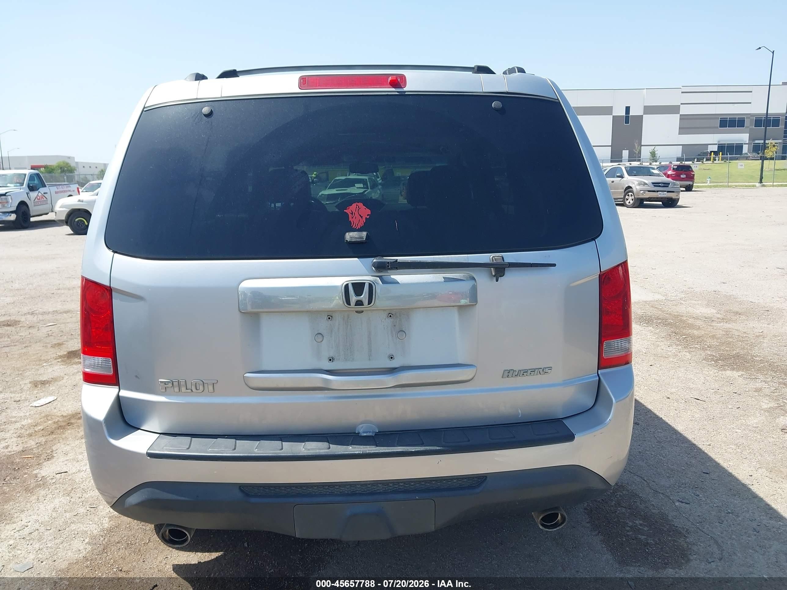 2012 Honda Pilot Ex-l Silver vin: 5FNYF3H57CB041573