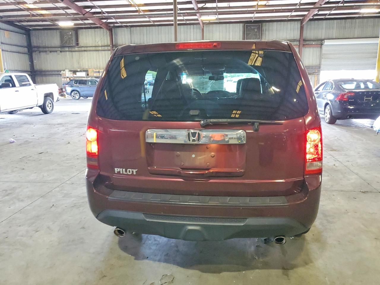 2013 Honda Pilot Exl Red vin: 5FNYF3H57DB004928