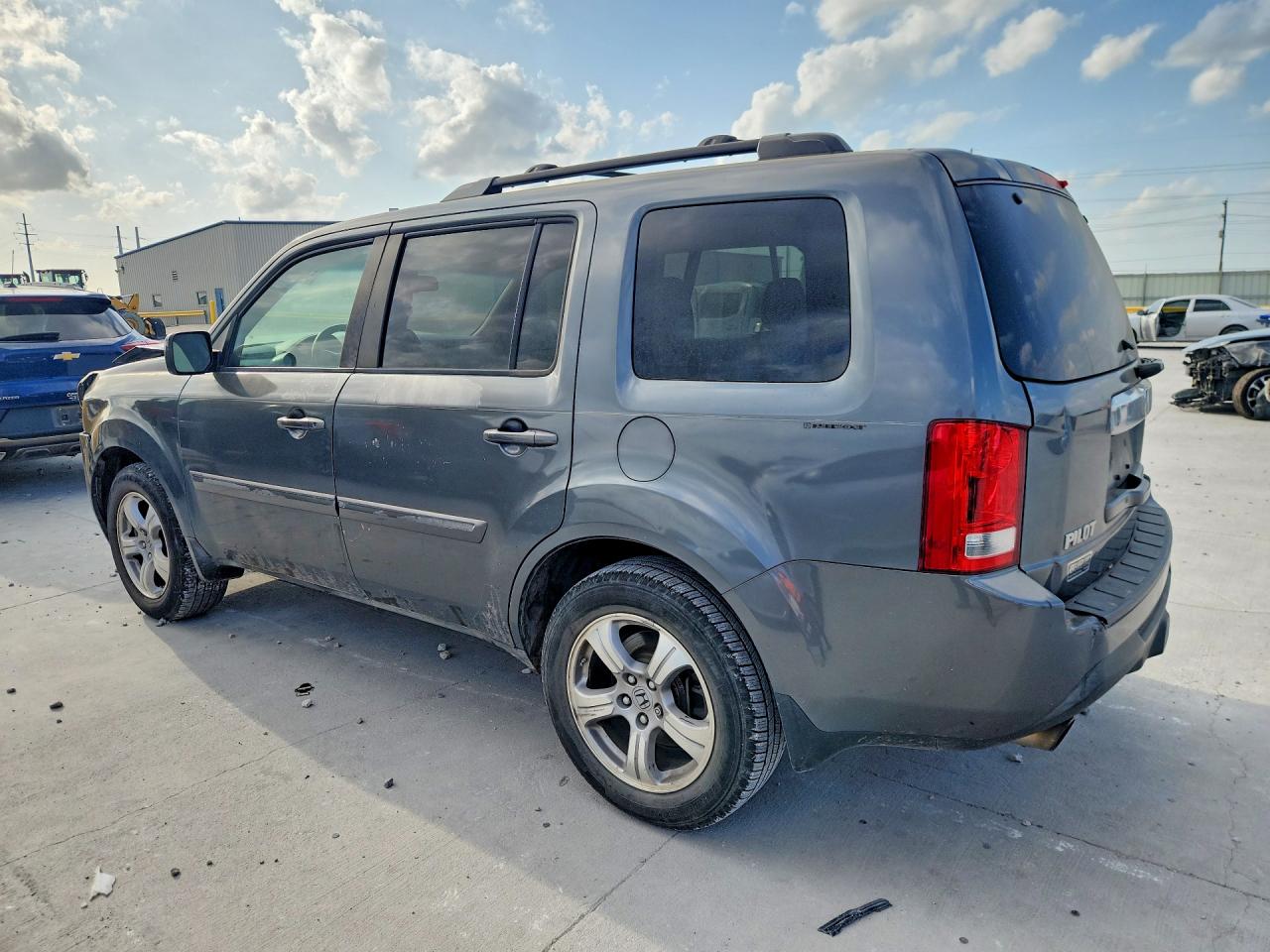 2013 Honda Pilot Exl Gray vin: 5FNYF3H57DB017100