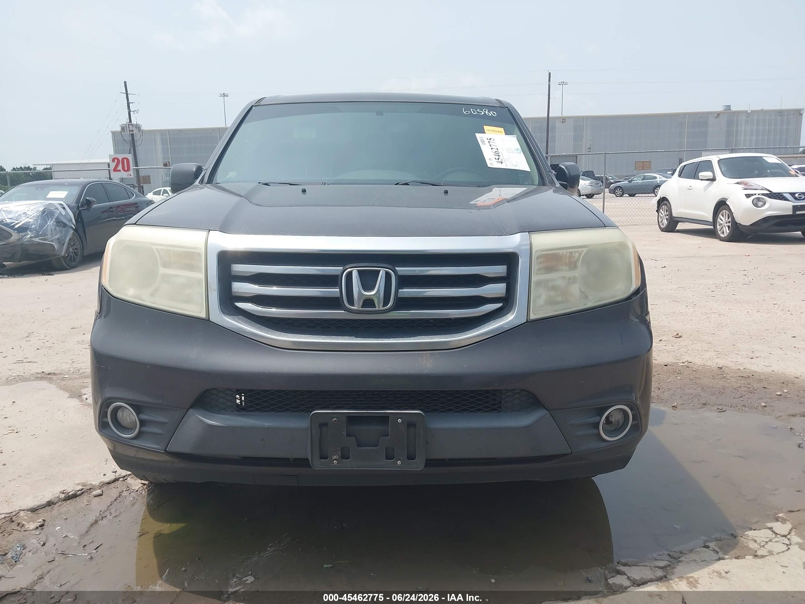 2013 Honda Pilot Ex-l Gray vin: 5FNYF3H57DB018912