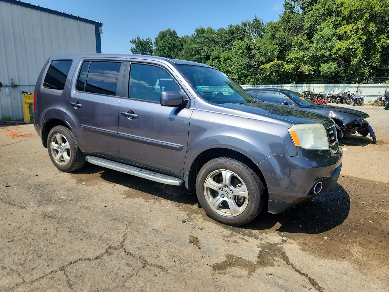 2015 Honda Pilot Exl Gray vin: 5FNYF3H57FB001854