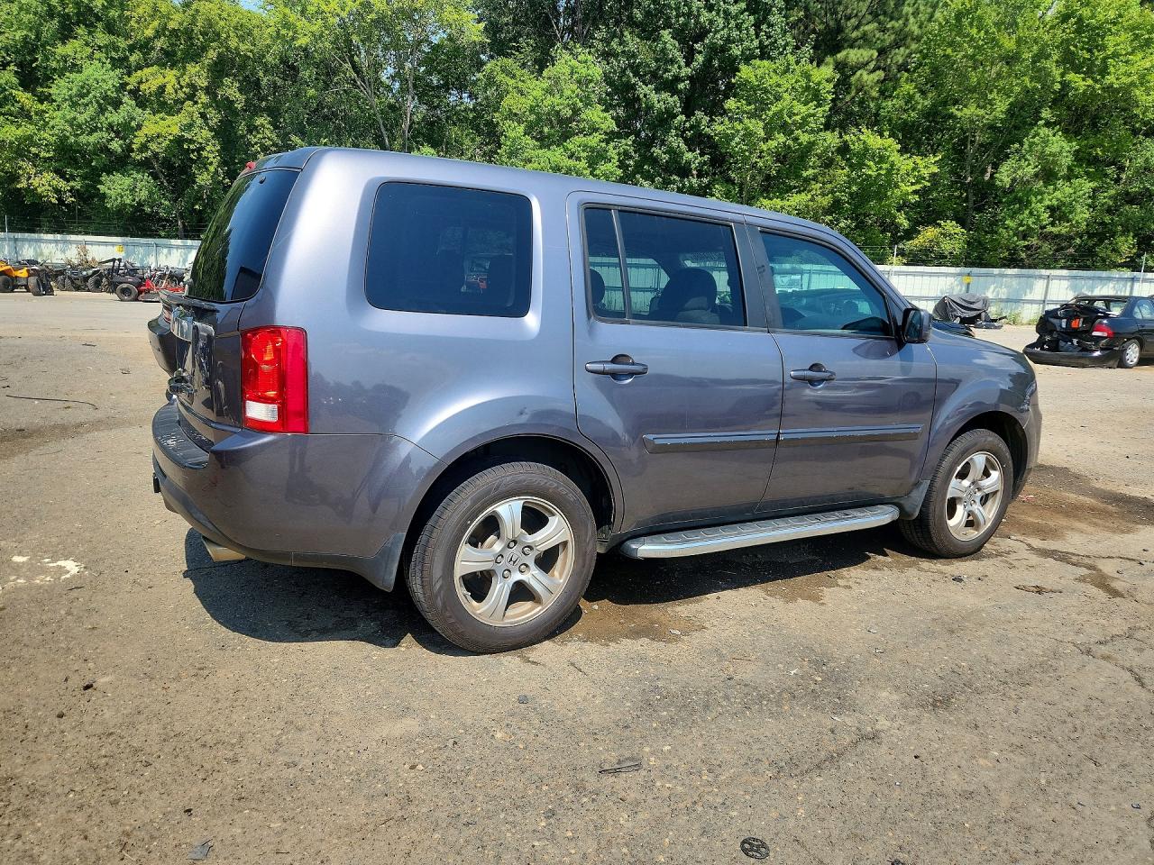 2015 Honda Pilot Exl Gray vin: 5FNYF3H57FB001854