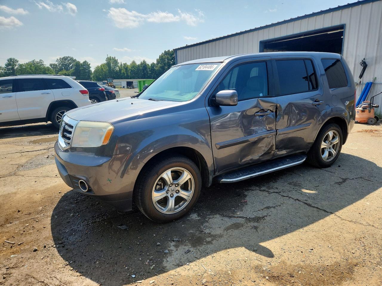 2015 Honda Pilot Exl Gray vin: 5FNYF3H57FB001854
