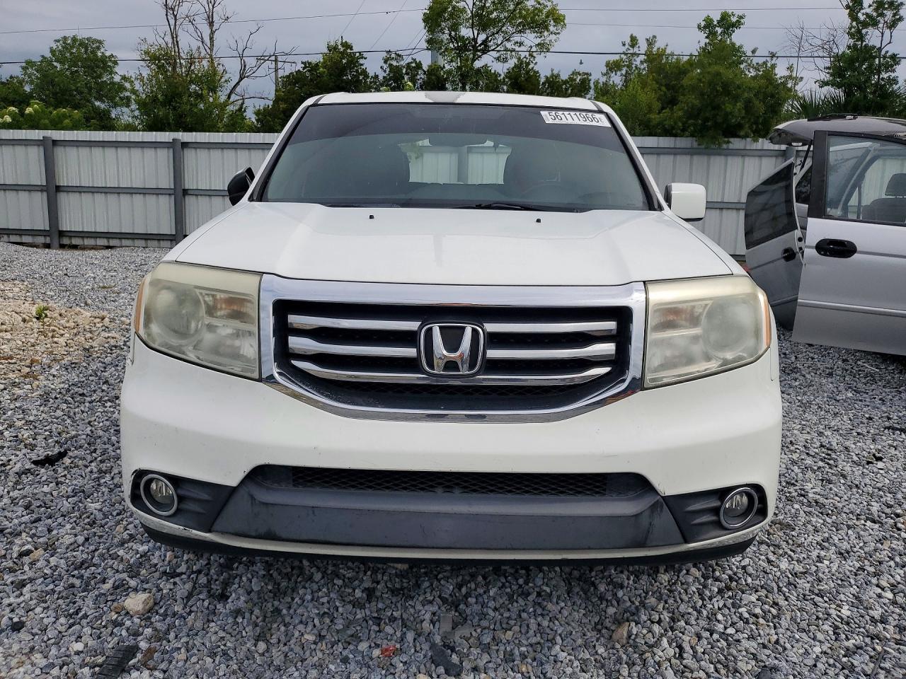 2015 Honda Pilot Ex-l( With Navi) White vin: 5FNYF3H57FB010831