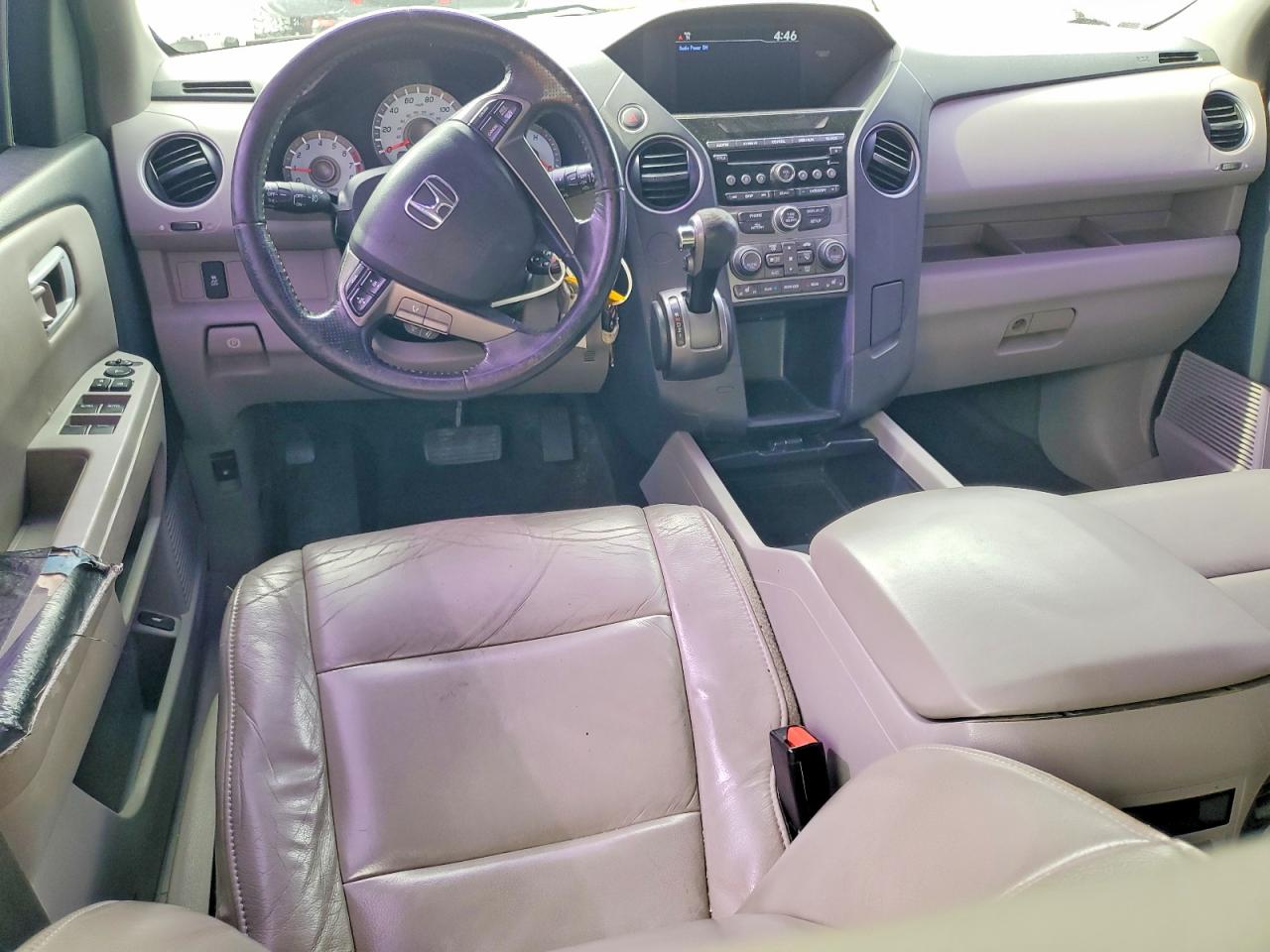2015 Honda Pilot Ex-l( With Navi) White vin: 5FNYF3H57FB010831