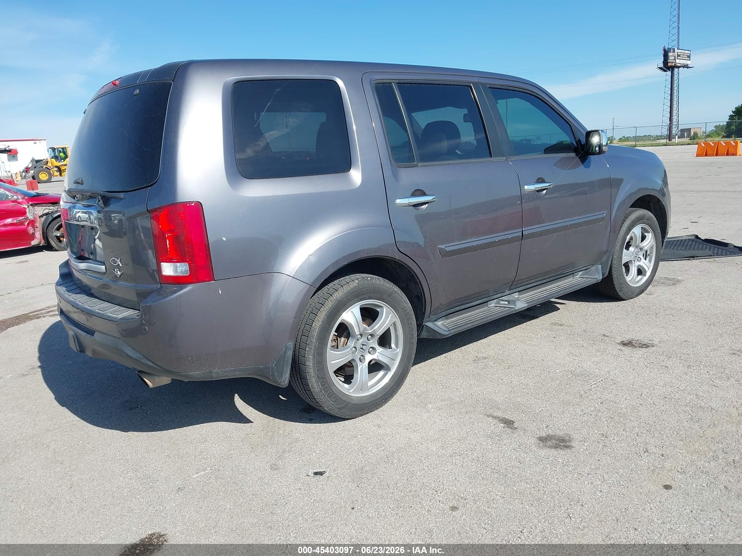 2015 Honda Pilot Ex-l Серый vin: 5FNYF3H57FB018315