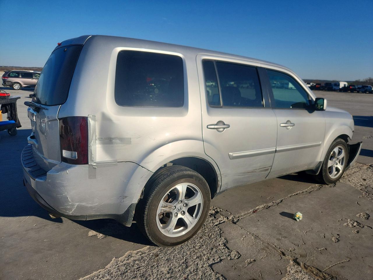 2015 Honda Pilot Exl Gray vin: 5FNYF3H57FB023076