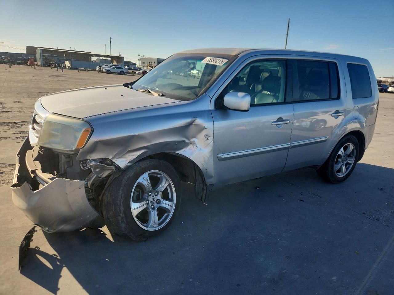 2015 Honda Pilot Exl Gray vin: 5FNYF3H57FB023076