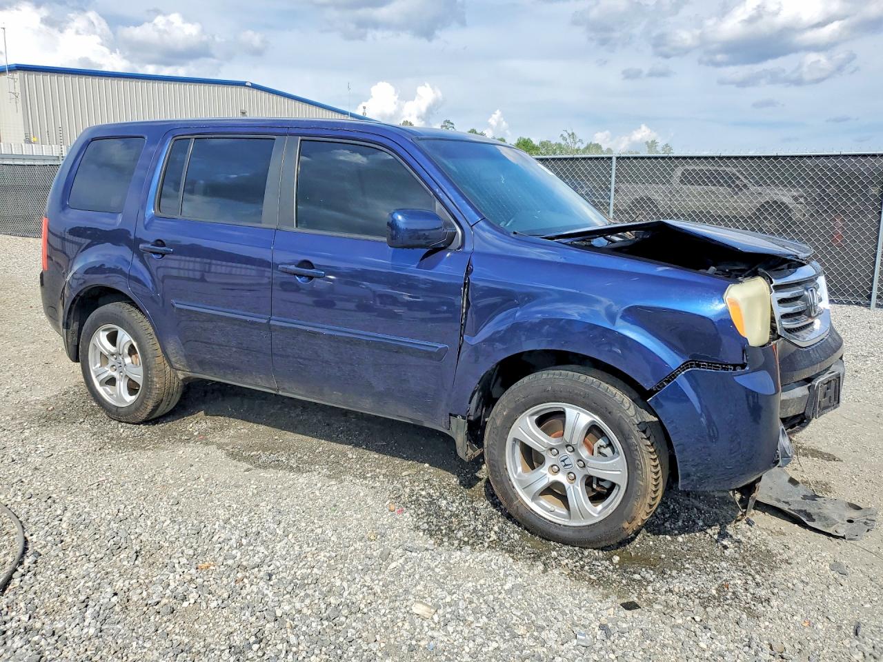 2015 Honda Pilot Exl Синий vin: 5FNYF3H57FB031288