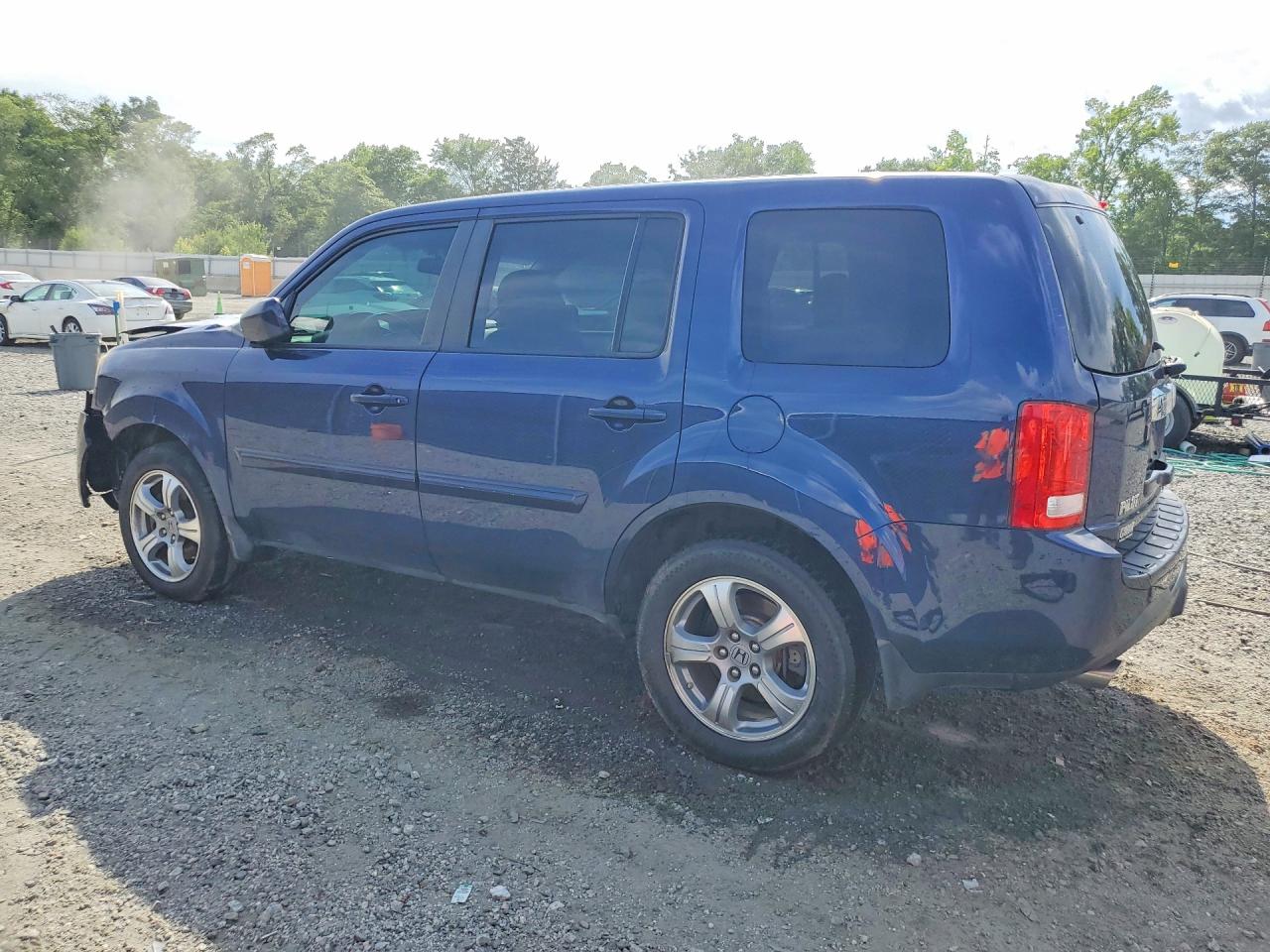 2015 Honda Pilot Exl Синий vin: 5FNYF3H57FB031288