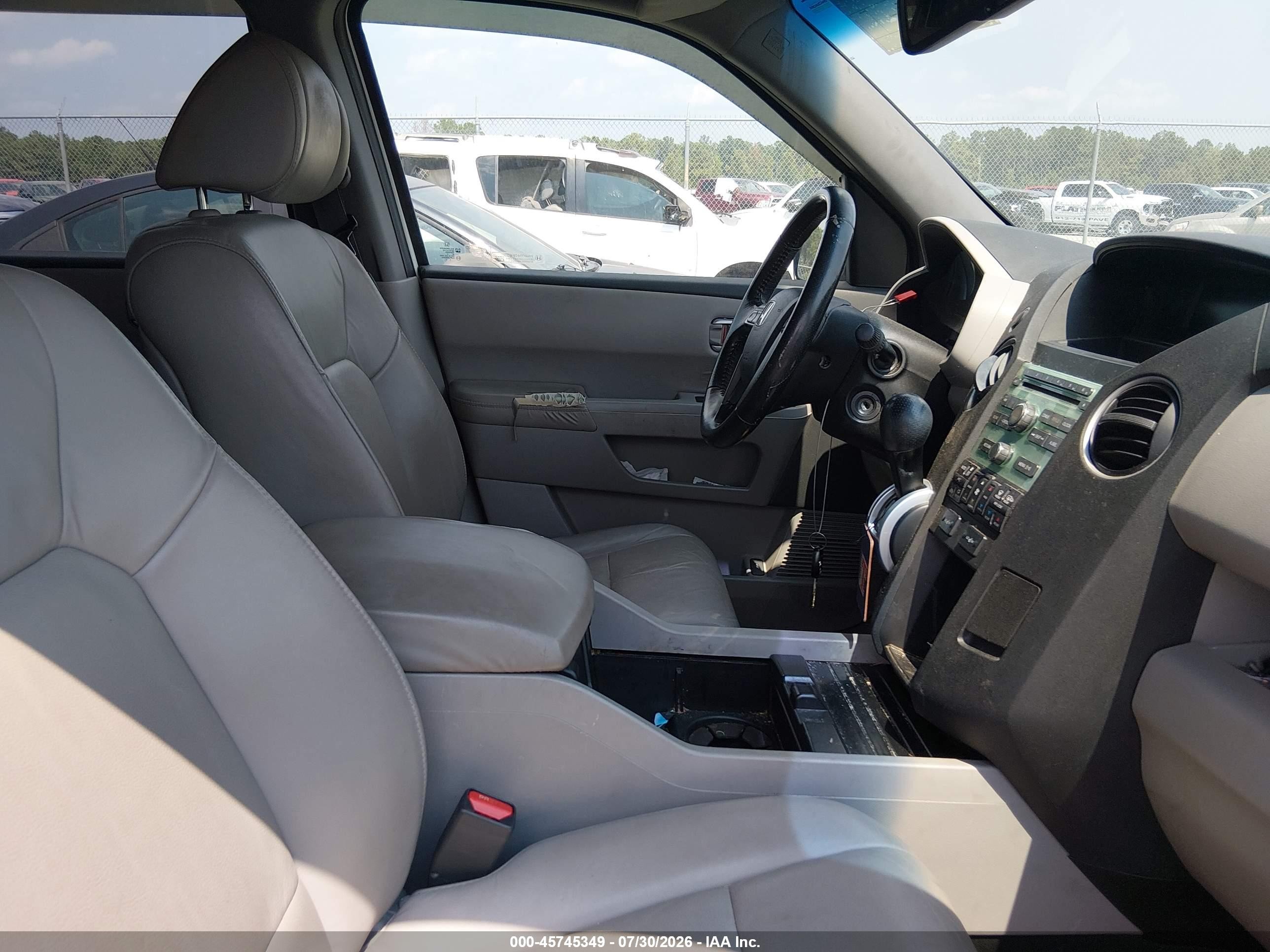 2010 Honda Pilot Ex-l White vin: 5FNYF3H58AB005386