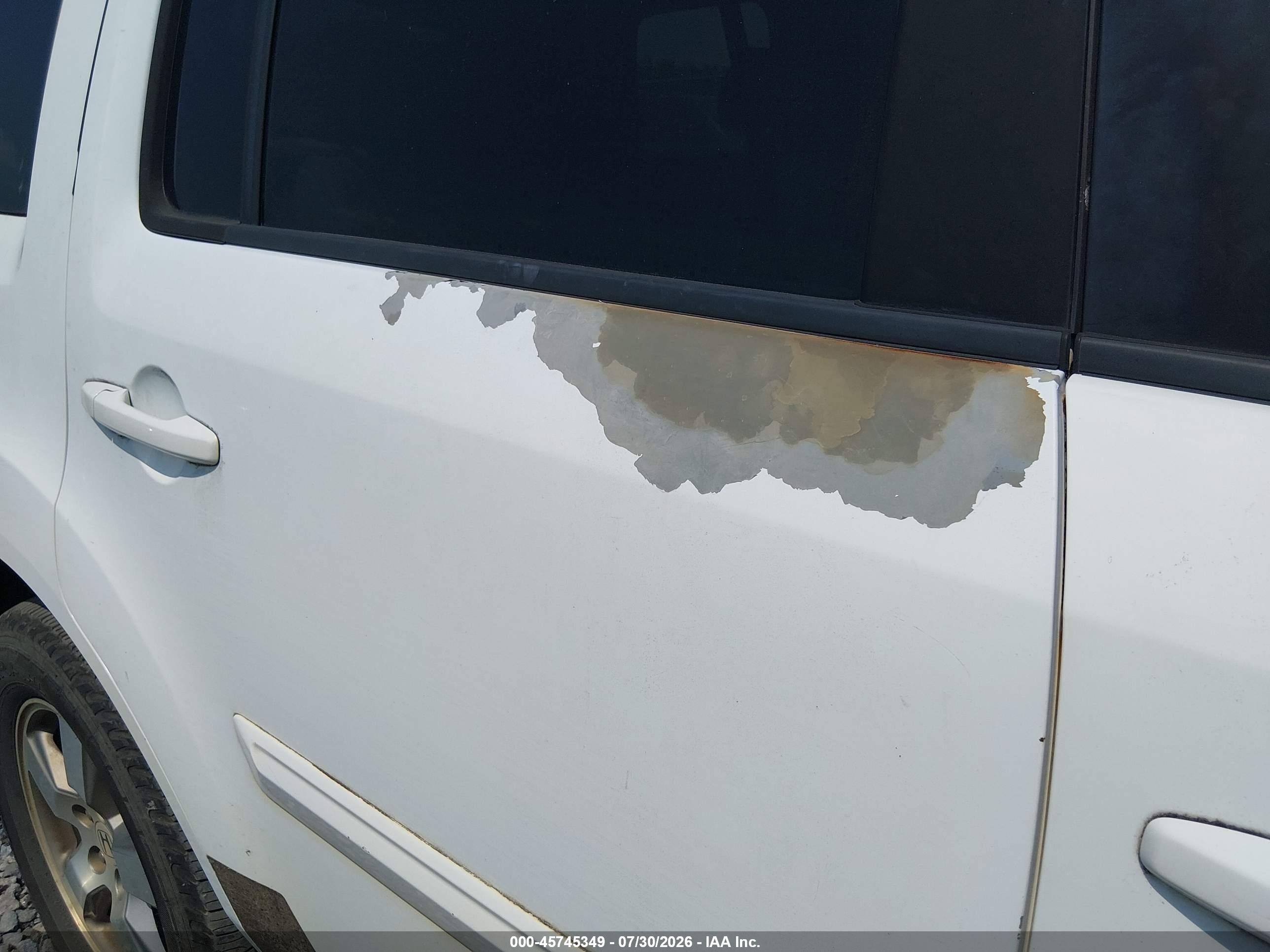 2010 Honda Pilot Ex-l White vin: 5FNYF3H58AB005386