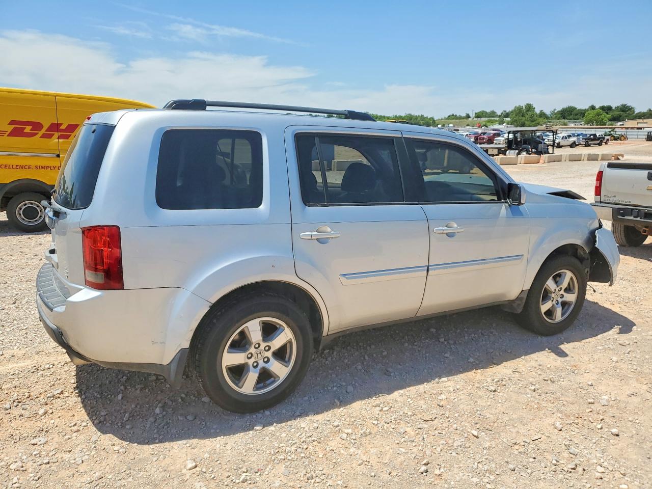2010 Honda Pilot Exl Silver vin: 5FNYF3H58AB017277