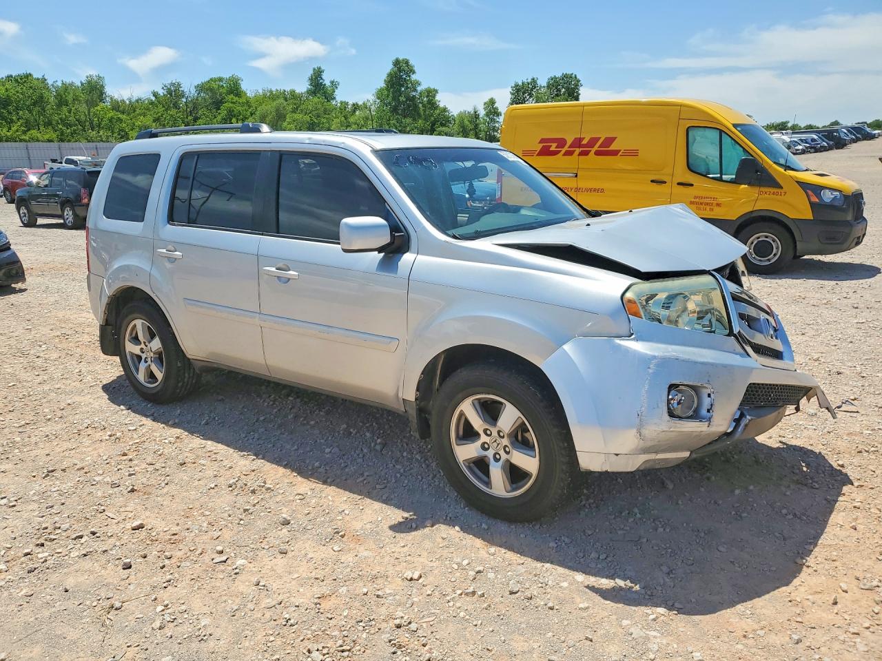 2010 Honda Pilot Exl Silver vin: 5FNYF3H58AB017277