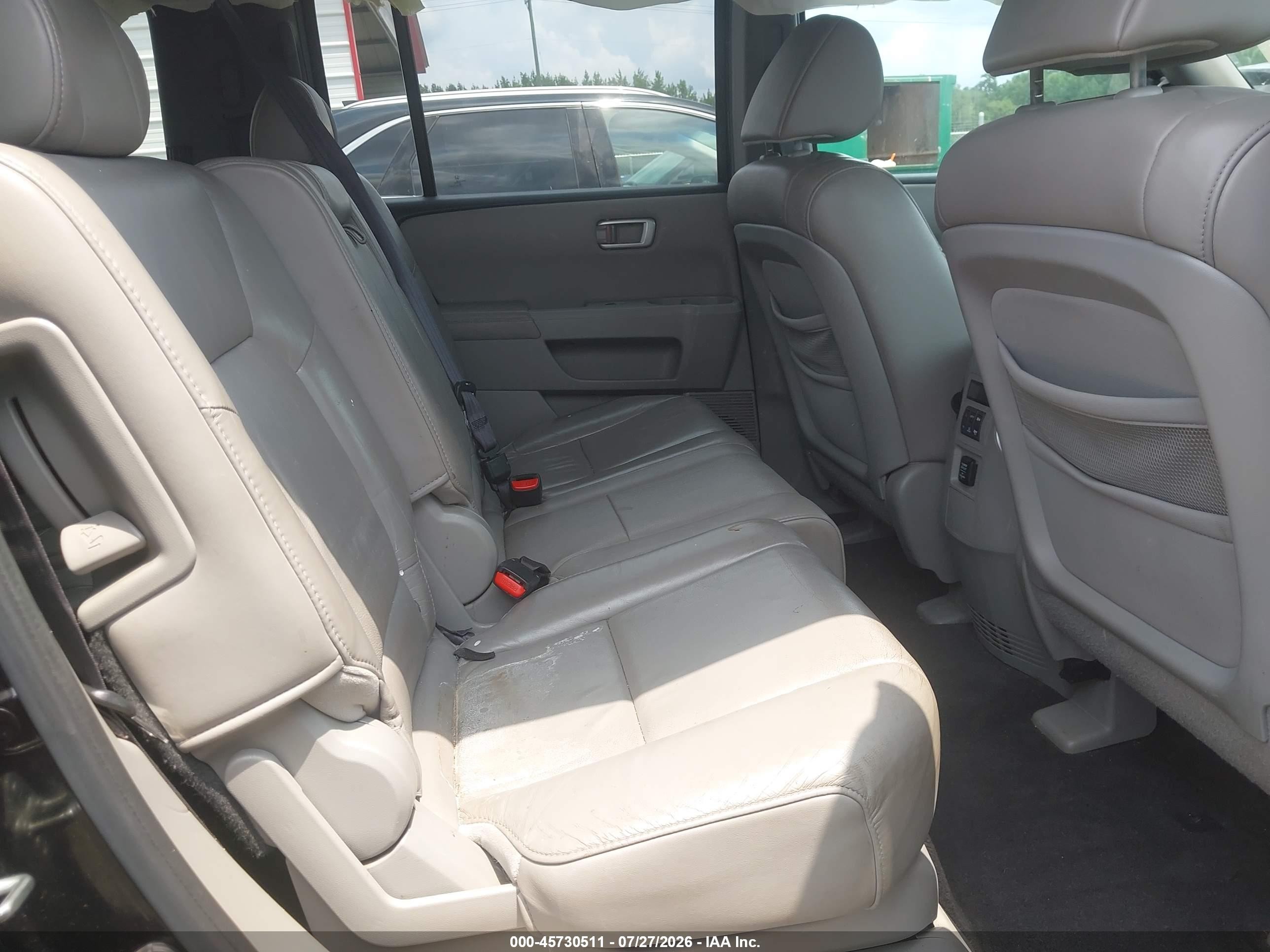 2011 Honda Pilot Ex-l Black vin: 5FNYF3H58BB034842