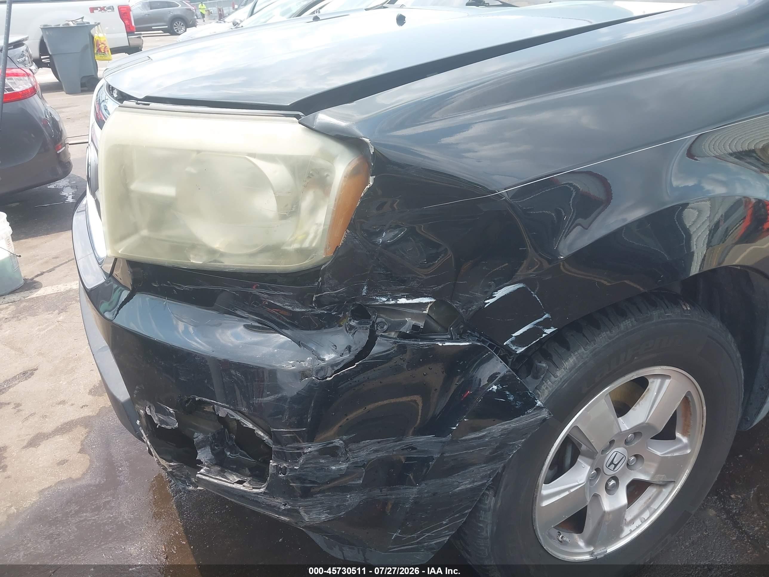 2011 Honda Pilot Ex-l Black vin: 5FNYF3H58BB034842