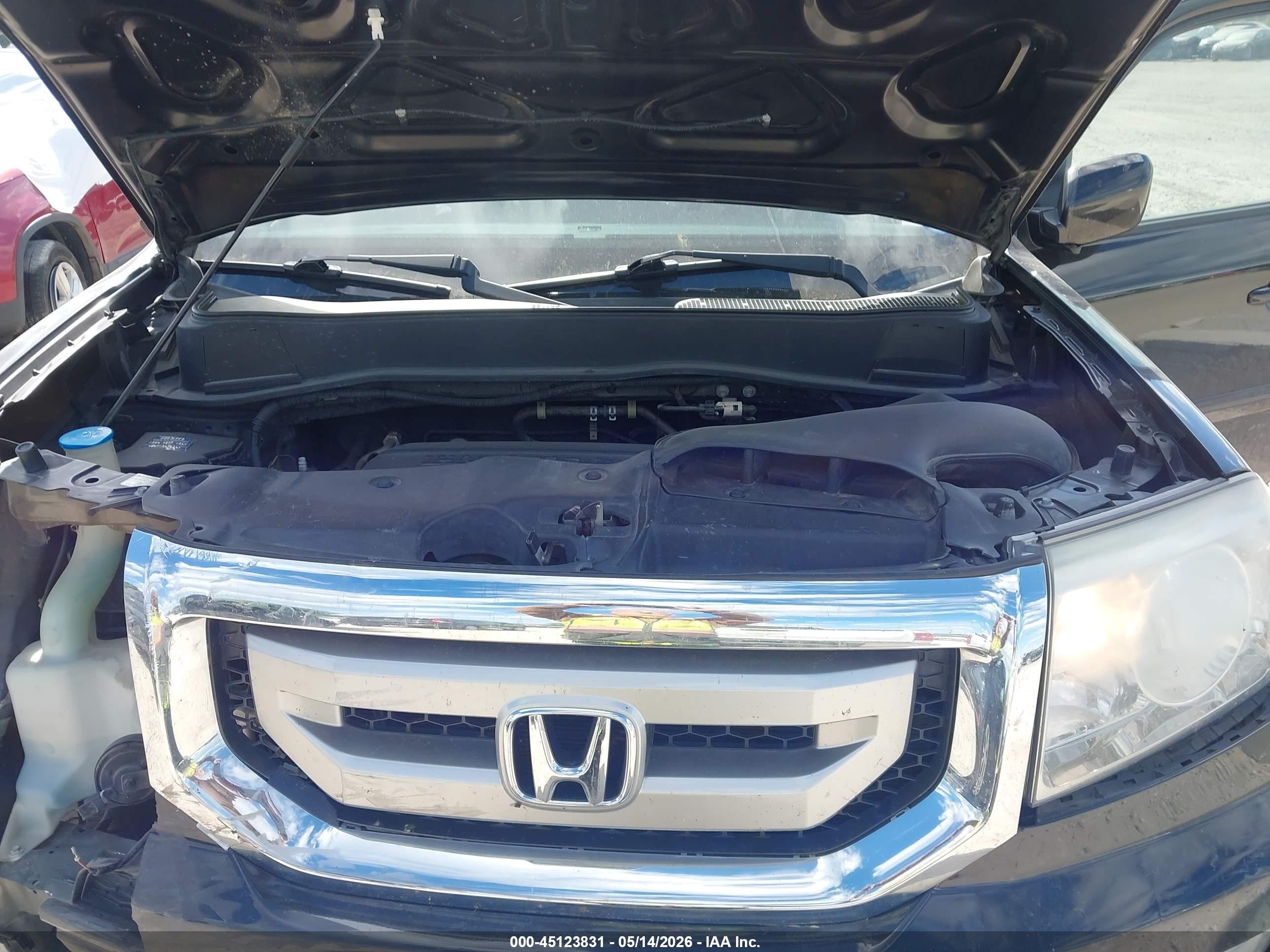2011 Honda Pilot Ex-l Black vin: 5FNYF3H58BB058378