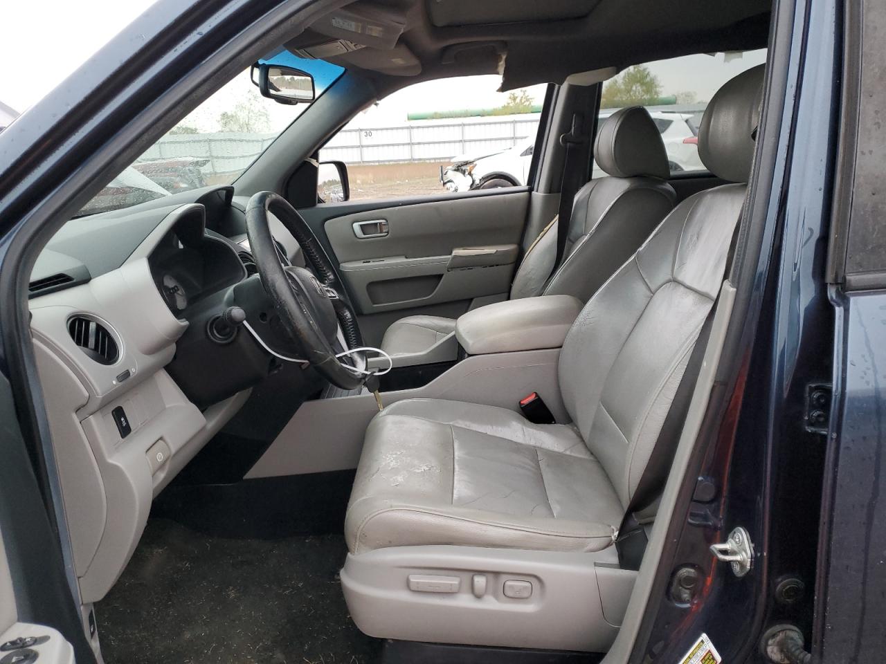 2012 Honda Pilot Exl Blue vin: 5FNYF3H58CB005651