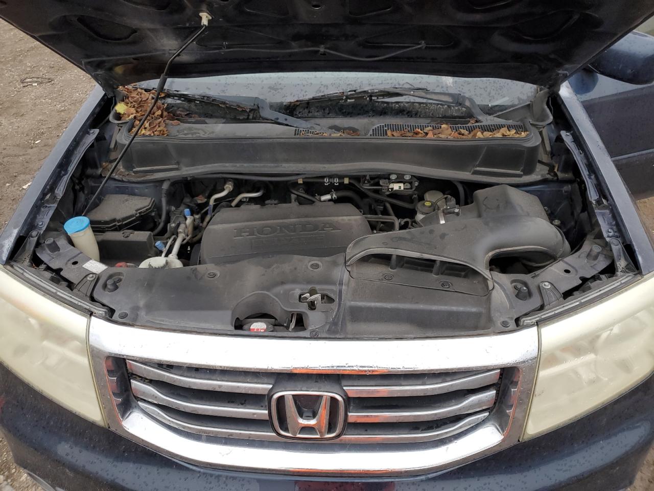 2012 Honda Pilot Exl Blue vin: 5FNYF3H58CB005651