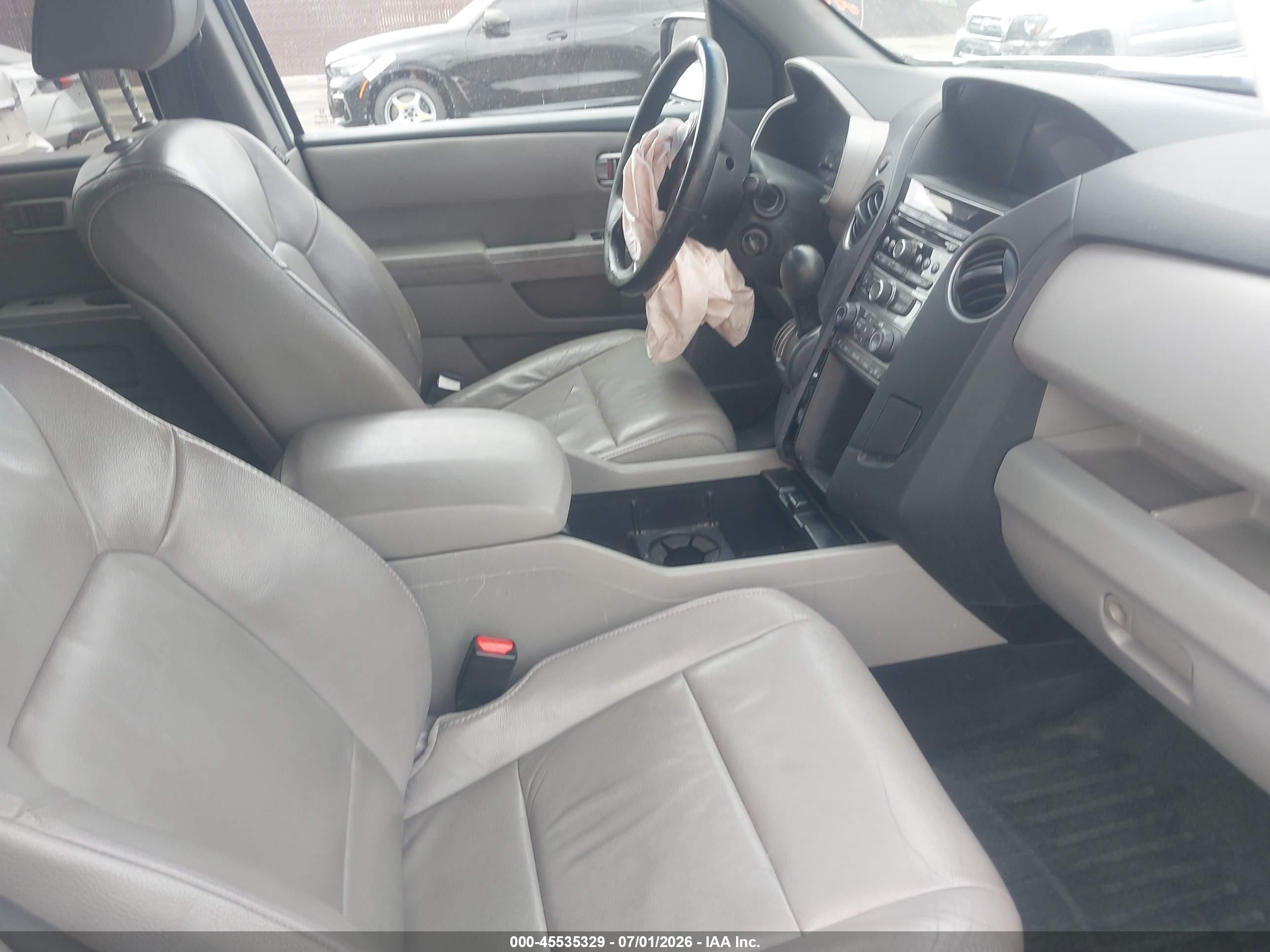 2014 Honda Pilot Ex-l White vin: 5FNYF3H58EB010979